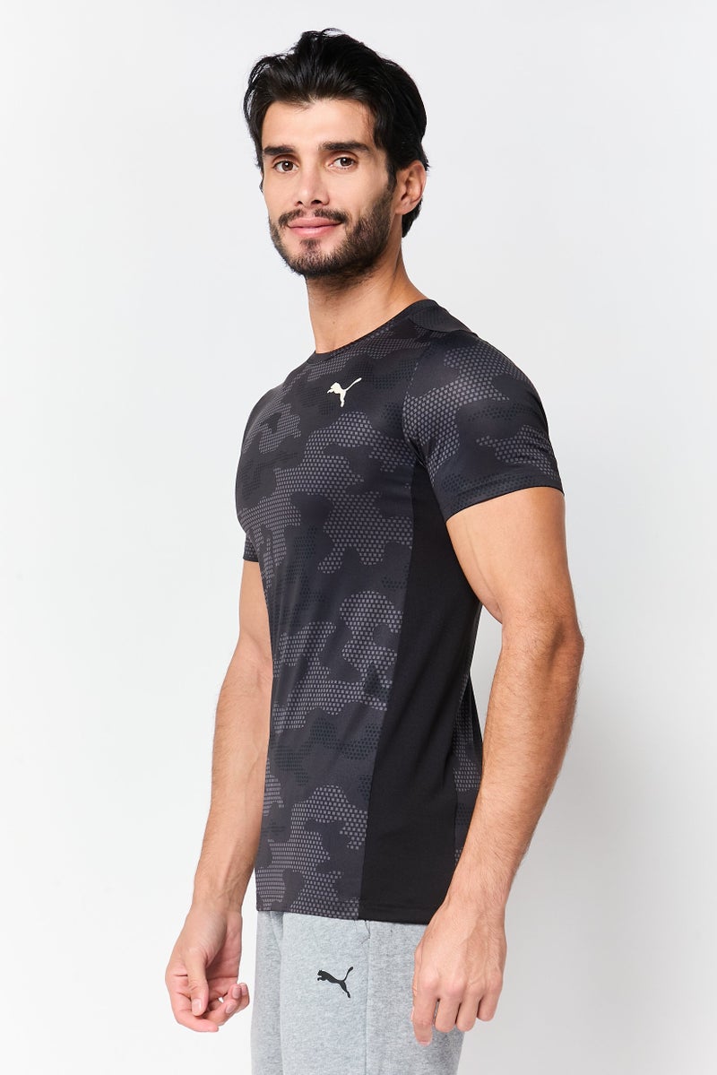 PUMA Men Sportswear Fit Short Sleeve Camouflage Print Training T-Shirt, Multicolor - Image 3